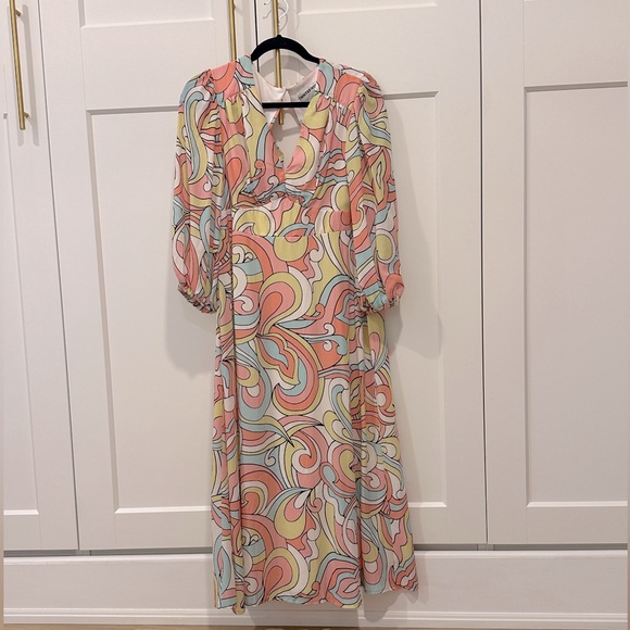 New with Tags | Twisted Wunder Midi Balloon Sleeve Dress | Size M - Picture 2 of 4